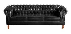 Sofá Chesterfield Dom Pedro 3 Lugares Decoração Retrô Vintage - Bella Decor Estofados