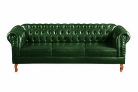 Sofá Chesterfield Dom Pedro 3 Lugares Decoração Retrô Vintage - Bella Decor Estofados