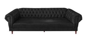 Sofá chesterfield duque 2,30m corano preto Sofá chesterfield duque 2,30m corano preto