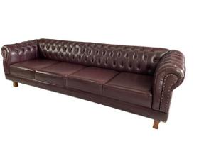 Sofá chesterfield Duque 2,60 Corano café 4 lugares Sofá chesterfield Duque 2,60 Corano café 4 lugares