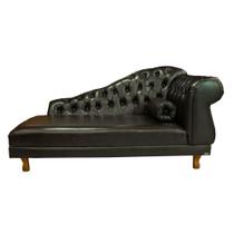 Sofá Chesterfield Elisabeth Divã 1,43m- Corano Café / decoração, sala, consultório, psicólogo Sofá Chesterfield Elisabeth Divã 1,43m- Corano Café / decoração, sala, consultório, psicólogo