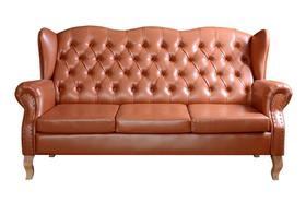 Sofá Chesterfield Imperador 3 Lugares Capitonê Decoração Retrô