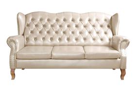 Sofá Chesterfield Imperador 3 Lugares Capitonê Decoração Retrô - Bella Decor