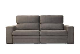 Sofá Chicago - Veludo Itália Tabaco