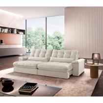 Sofá Classic Linho 02 Módulos 100 cm B25 Meu Sofá Online