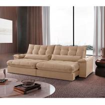 Sofá Classic Linho 02 Módulos 80 cm B25 Meu Sofá Online