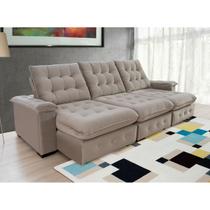 Sofá Coliseu 2.90m Retrátil e Reclinável Super Pillow