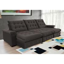 Sofá Coliseu 3.40m Retrátil e Reclinável Super Pillow