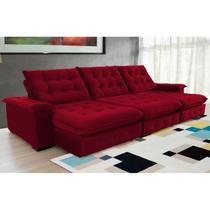 Sofá Coliseu 3.70m Retrátil e Reclinável Super Pillow