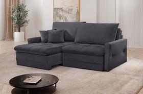 Sofá Cristal Retrátil e Reclinável Caixa Zero 260m Movenzo Estofados