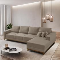 Sofá Cronos 03 Metros Chaise Lado Direito Meu Sofá Online