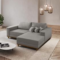 Sofá Cronos 185cm Chaise Lado Direito Meu Sofá Online