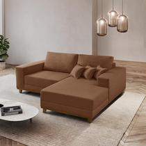 Sofá Cronos 185cm Chaise Lado Direito Meu Sofá Online
