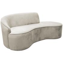 Sofá Curvo 02 Lugares 150cm Eron Braço Direito Veludo Perfectly Pale - Nexta Casa Sofá Curvo 02 Lugares 150cm Eron Braço Direito Veludo Perfectly Pale - Nexta Casa
