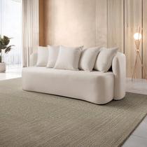 Sofá Curvo Orgânico 3 Lugares Orion Yescasa Sofá Curvo Orgânico 3 Lugares Orion Yescasa