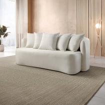 Sofá Curvo Orgânico 3 Lugares Orion