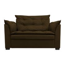 Sofá Dandara 2 Lugares Suede Compacto Estofado Confortável Suede Diversas Cores