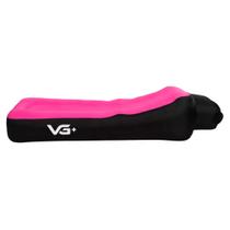 Sofá de Ar Hug Bag Inflável Camping Espreguiçadeira Rosa Vg+