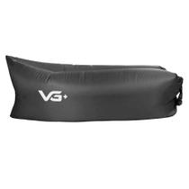 Sofá de Ar Hug Bag Inflável Camping Preto Vg+ - VG PLUS