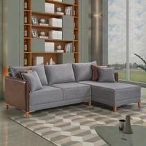 Sofá de Canto 5 Lugares 420cm Atenas