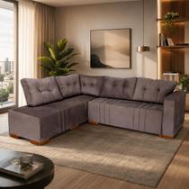 Sofa de Canto 5 Lugares Divano Bacetto Sofa de Canto 5 Lugares Divano Bacetto