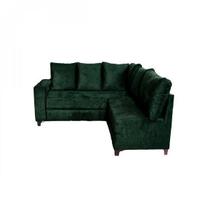 Sofá de Canto 5 Lugares Prata Nabas