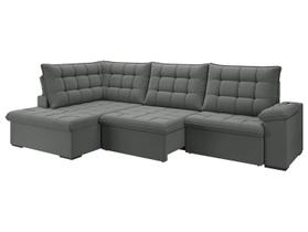 Sofá de Canto 6 Lugares Retrátil Reclinável Suede Veludo Dallas Flexforma Estofados Sofá de Canto 6 Lugares Retrátil Reclinável Suede Veludo Dallas Flexforma Estofados
