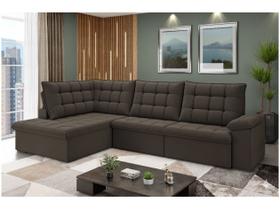 Sofá de Canto 6 Lugares Retrátil Reclinável Suede Veludo Dallas Flexforma Estofados Sofá de Canto 6 Lugares Retrátil Reclinável Suede Veludo Dallas Flexforma Estofados