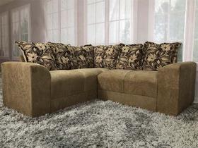 Sofá de Canto Belo 5 Lugares Suede Bege 607/425