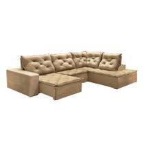 Sofá de Canto com Chaise 3 Lugares M136 Martins Estofados Sofá de Canto com Chaise 3 Lugares M136 Martins Estofados