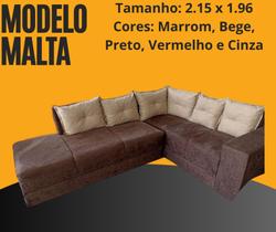 Sofa de canto com chaise