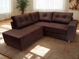 Sofá De Canto Elantra Pequeno Bom Descanso Veludinho Marrom Sofá De Canto Elantra Pequeno Bom Descanso Veludinho Marrom