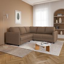 Sofá de Canto Orquídea 5 Lugares em Linho CabeCasa MadeiraOriginals Sofá de Canto Orquídea 5 Lugares em Linho CabeCasa MadeiraOriginals