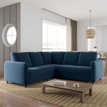 Sofá de Canto Orquídea 5 Lugares em Veludo CabeCasa MadeiraOriginals Sofá de Canto Orquídea 5 Lugares em Veludo CabeCasa MadeiraOriginals