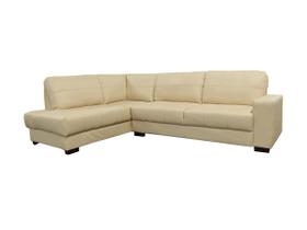 Sofá de Couro Canto Marrocos 3 lugares com Chaise Esquerda Manteiga Pigmentado - Mempra Design Sofá de Couro Canto Marrocos 3 lugares com Chaise Esquerda Manteiga Pigmentado - Mempra Design