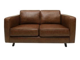 Sofá de Couro Guarujá 2 lugares Soft Mel - Mempra Design Sofá de Couro Guarujá 2 lugares Soft Mel - Mempra Design