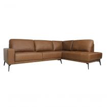 Sofá De Couro Rubi 2 Lugares Com Chaise Direita Soft Mel Mempra Design Sofá De Couro Rubi 2 Lugares Com Chaise Direita Soft Mel Mempra Design