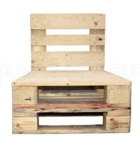 Sofá de Pallet Individual 60x80 cm - Móvel Sustentável