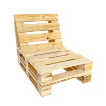 Sofá de Pallet Pequeno Ideal para Sacada - JOAN SHOP