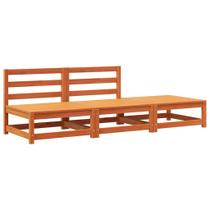 Sofá de pátio VidaXL Solid Pine Wood Lounge Furniture Brown Sofá de pátio VidaXL Solid Pine Wood Lounge Furniture Brown