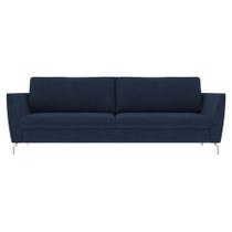 Sofá Decorativo Sala de Estar 190cm Olívia Suede Azul G52 - Gran Belo