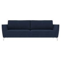 Sofá Decorativo Sala de Estar 230cm Olívia Suede Azul G52 - Gran Belo