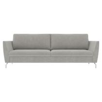 Sofá Decorativo Sala de Estar 230cm Olívia Suede Cinza G52 - Gran Belo