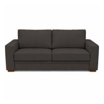 Sofá Decorativo Sala de Estar Champions 3 Lugares 200cm Couro Capuccino - Mozzelar