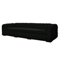Sofá Decorativo Sala de Estar Duquesa 4 Lugares 240cm material sintético - Mozzelar Sofá Decorativo Sala de Estar Duquesa 4 Lugares 240cm material sintético - Mozzelar