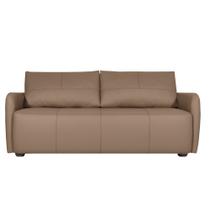 Sofá Decorativo Sala de Estar Lily 2 Lugares 180cm Couro Bege G34 - Gran Belo Sofá Decorativo Sala de Estar Lily 2 Lugares 180cm Couro Bege G34 - Gran Belo