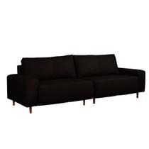Sofá Decorativo Sala de Estar Metropole 4 Lugares 280cm Bipartido Couro Marrom - Mozzelar Sofá Decorativo Sala de Estar Metropole 4 Lugares 280cm Bipartido Couro Marrom - Mozzelar