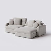 Sofá Denver 2,14m em Linho Safari Off White - Home Mobily