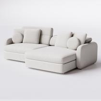 Sofá Denver Retrátil e Reclinável 2,14m em Veludo Atenas Off White - Home Mobily Sofá Denver Retrátil e Reclinável 2,14m em Veludo Atenas Off White - Home Mobily