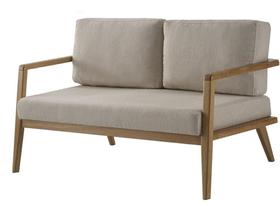 Sofá Dima 2 Lugares Assento Chic Pés Amendoa 140cm - 69701 Sofá Dima 2 Lugares Assento Chic Pés Amendoa 140cm - 69701